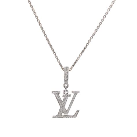 clear louis vuitton necklace|Louis Vuitton necklace with diamond.